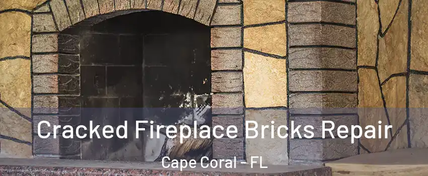Cracked Fireplace Bricks Repair Cape Coral - FL