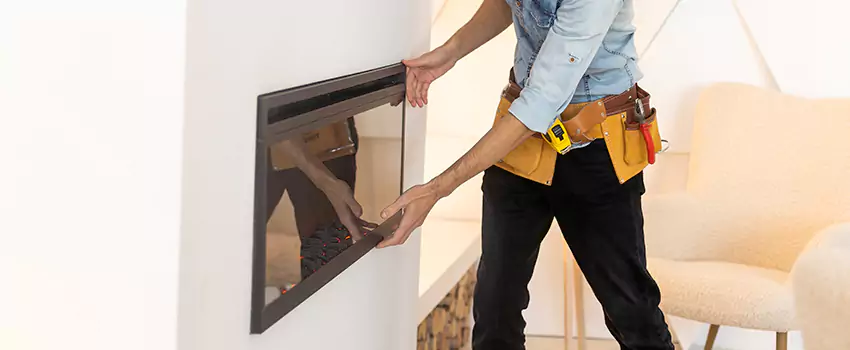 Metal Fireplace Installation in Cape Coral, Florida