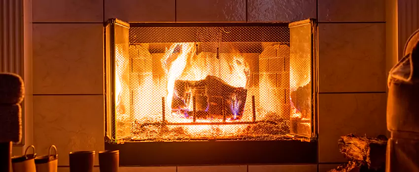Mendota Hearth Landscape Fireplace Installation in Cape Coral, Florida